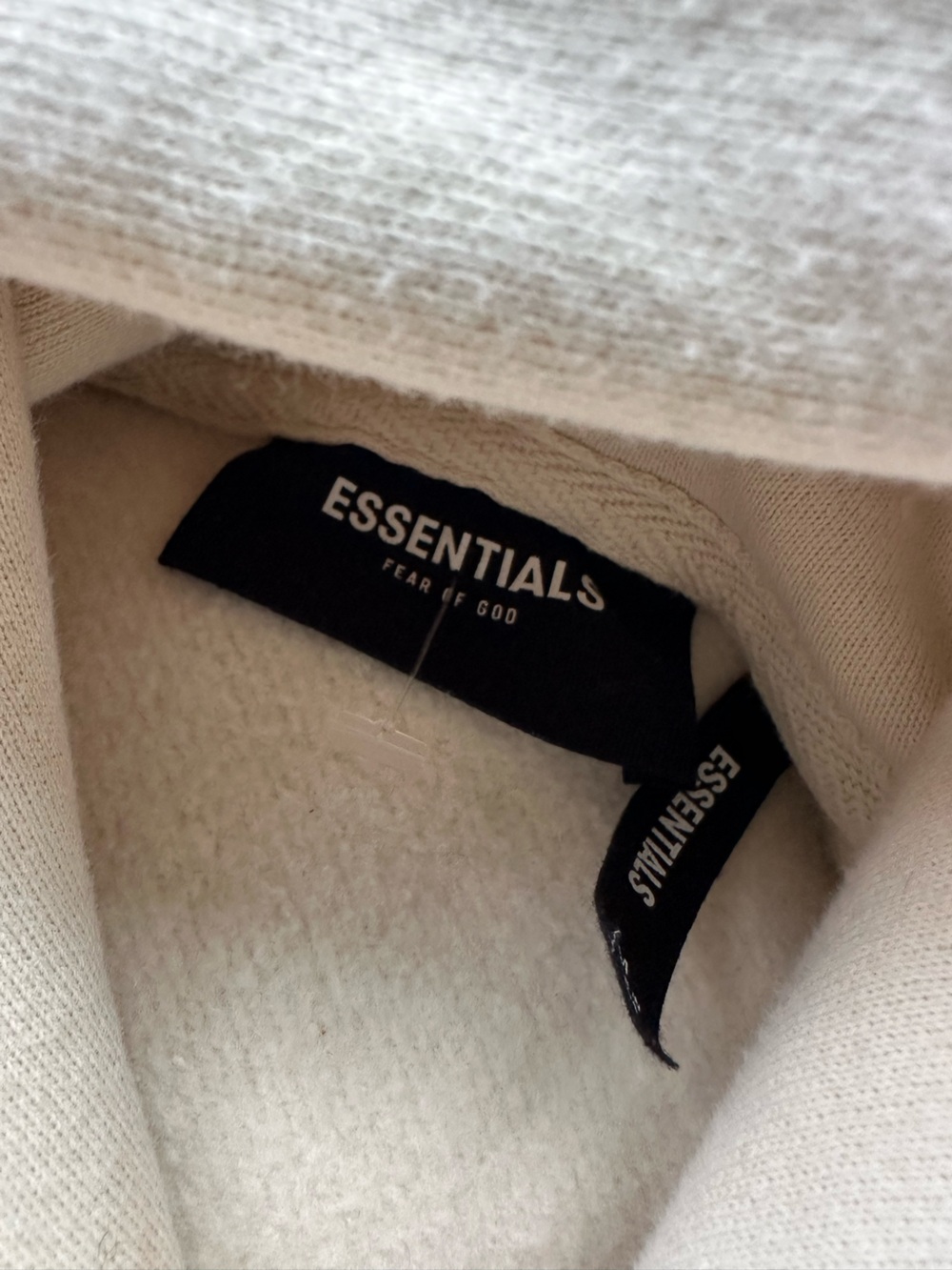 Essentials Women's Hoodie Sweater In Cream View 4